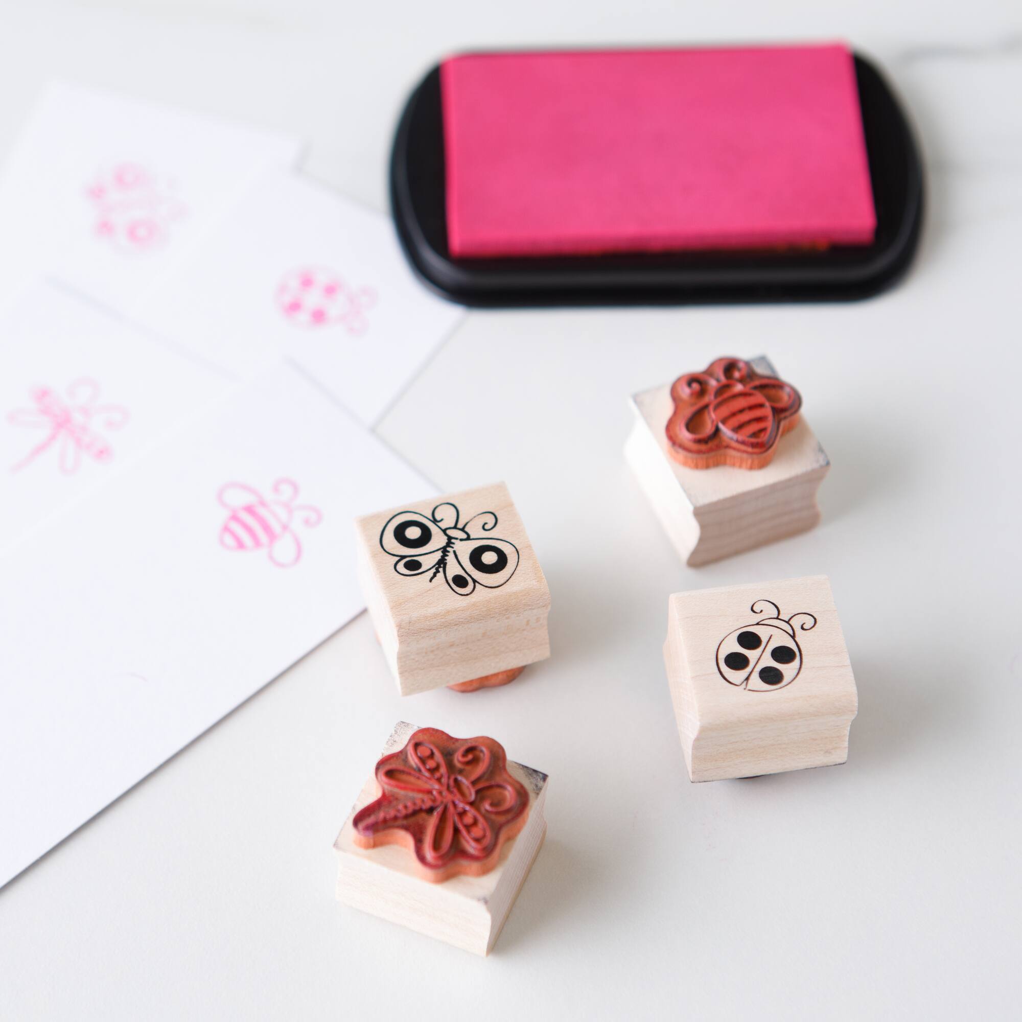 6 Pack: Bugs Wood Stamp Set by Recollections™